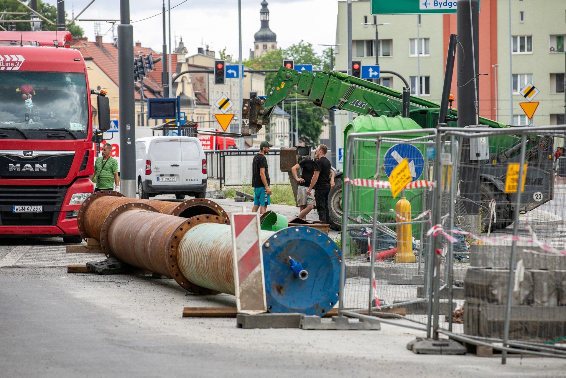 Niebawem ulica znów powinna być otwarta.