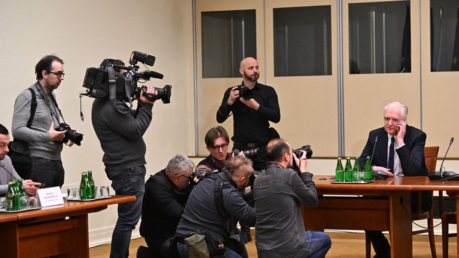 Jarosław Gowin na posiedzeniu komisji