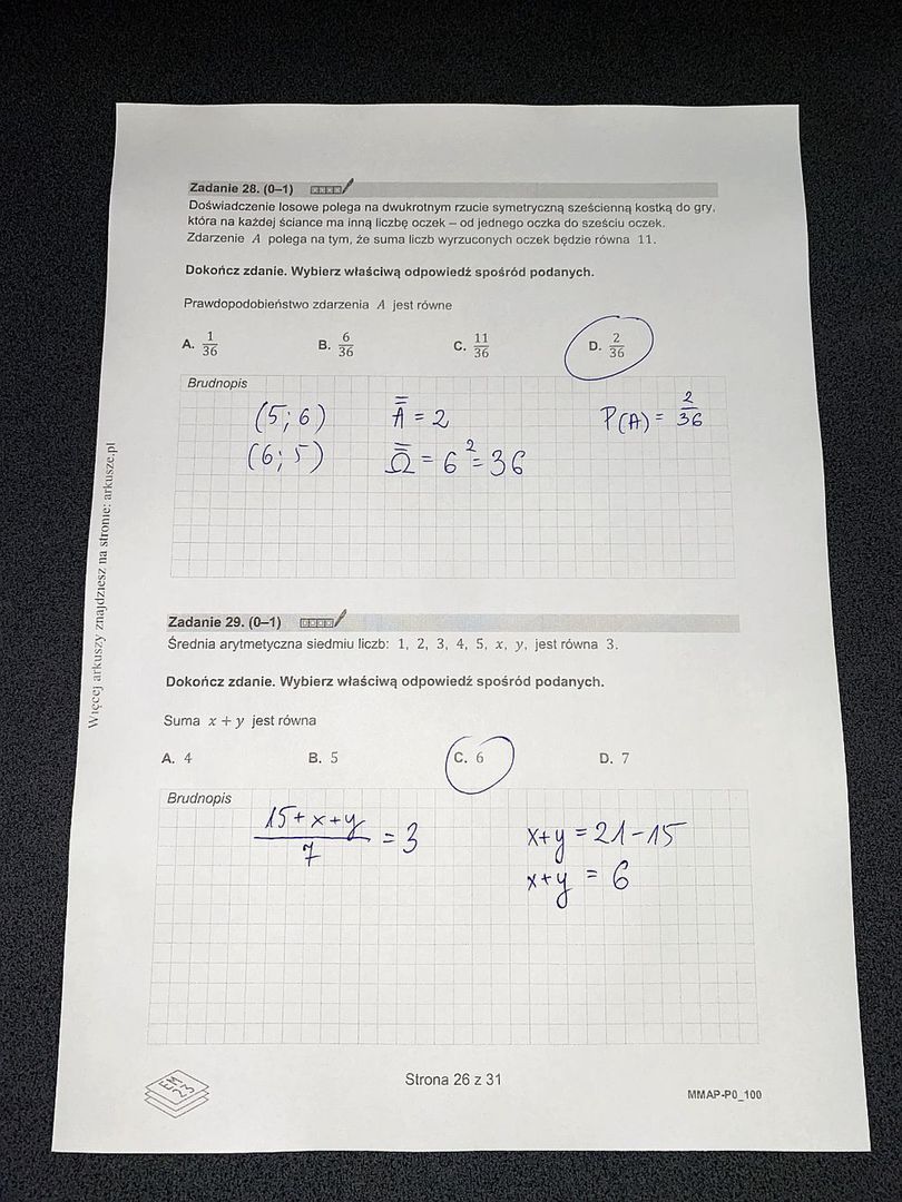 Matura 2025 z matematyki - rozwiązania i odpowiedzi do arkusza C