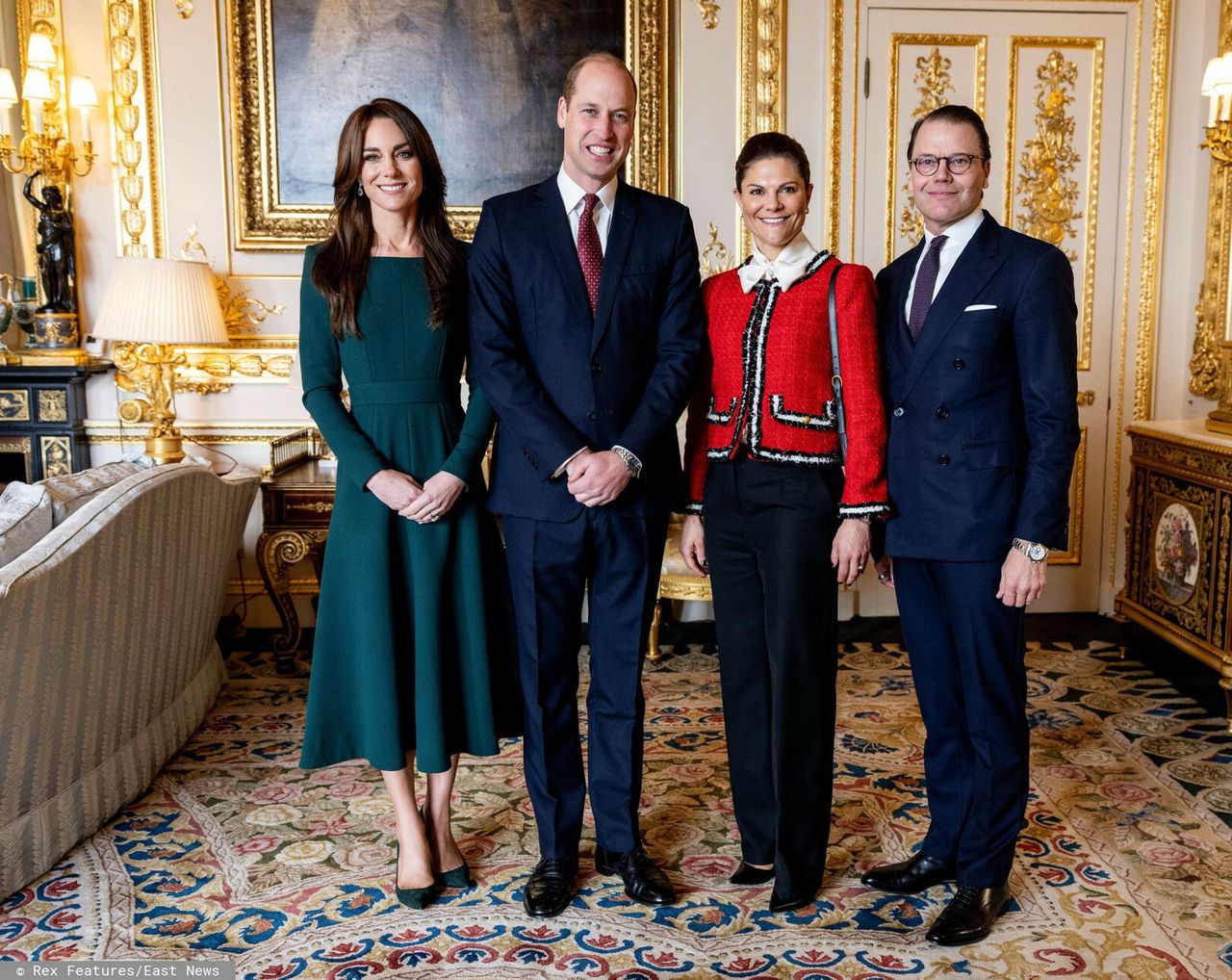 Księżna Kate i książę William z gośćmi na zamku Windsor 