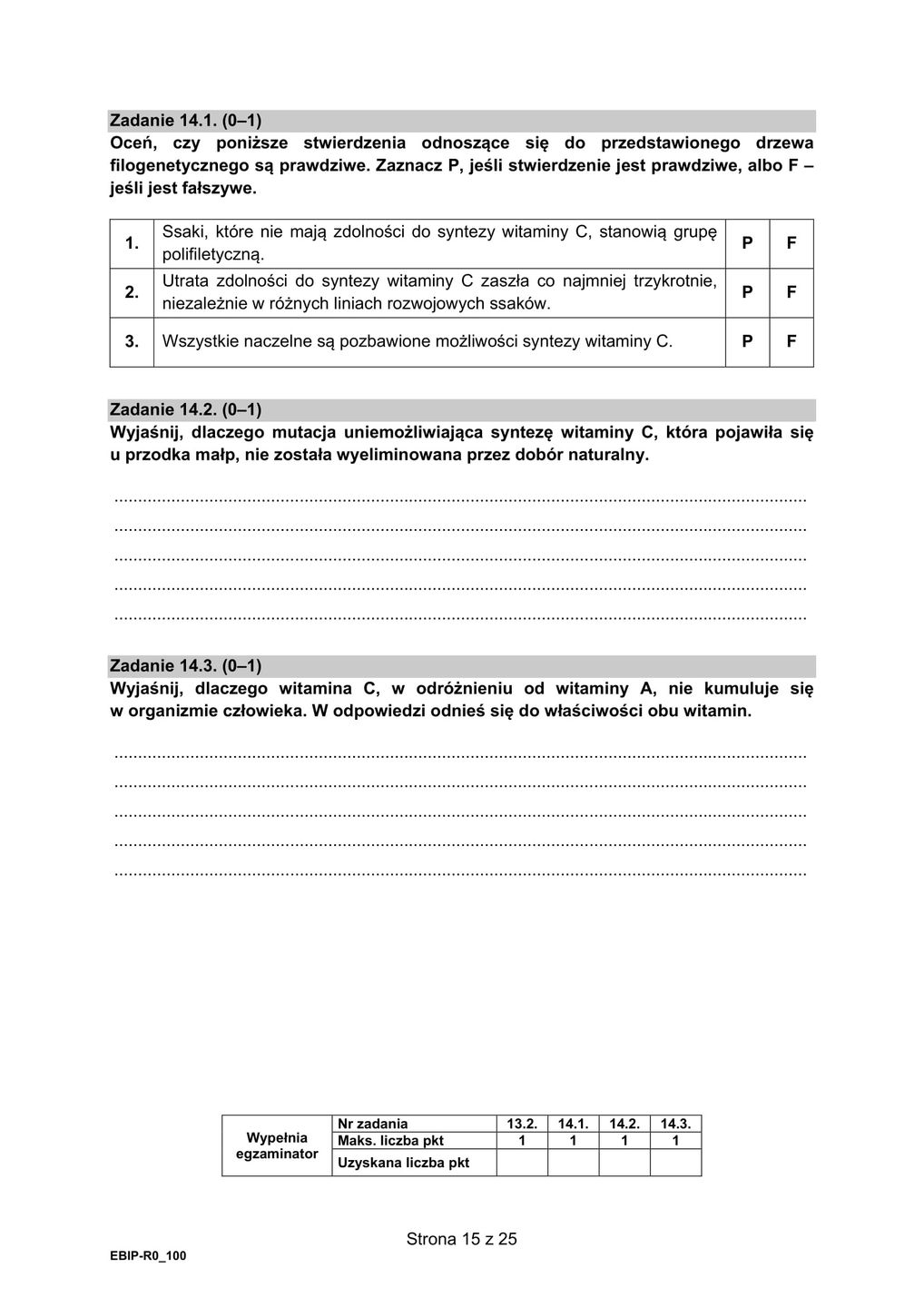 Matura 2021 z Biologii 