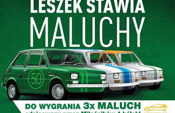 Lech rozdaje Maluchy w kampanii z udziałem Michała Jesionowskiego z „Miłośnicy czterech kółek”