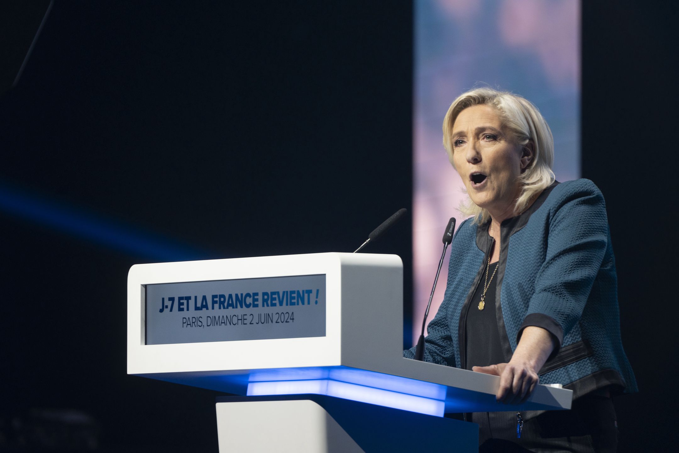 Marine Le Pen obecnie