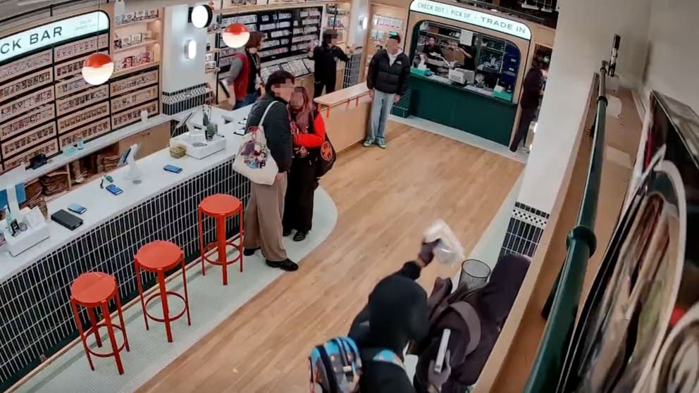 Kadr z nagrania z monitoringu