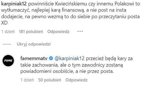 Komentarz Fame MMA