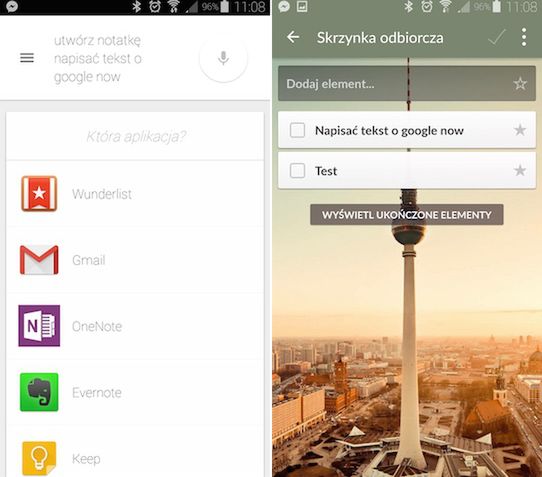 Google Now z nowymi komendami po polsku. Telefon przypomni Ci o wyrzuceniu śmieci i obudzi o wskazanej godzinie 3