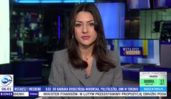 Paula Praszkiewicz prowadzącą serwisy w TVN24