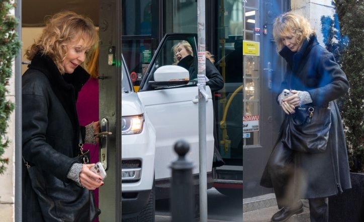 Beata Ścibakówna parkuje w niedozwolonym miejscu