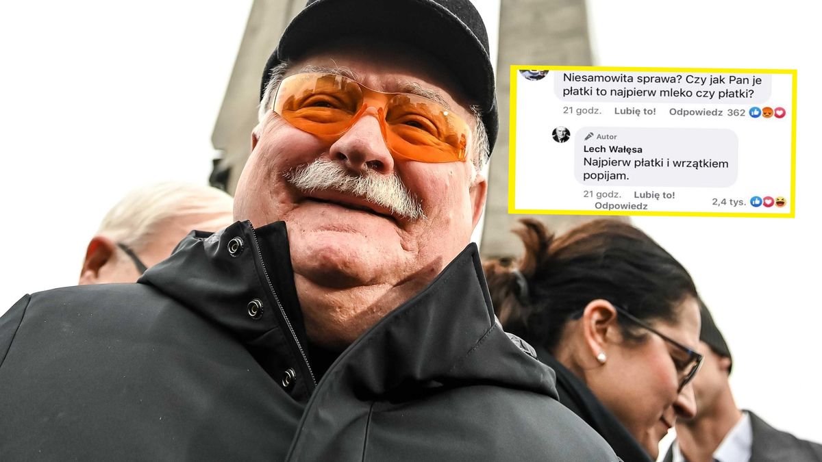 Lech Wałęsa postanowił odpowiedzieć internaucie