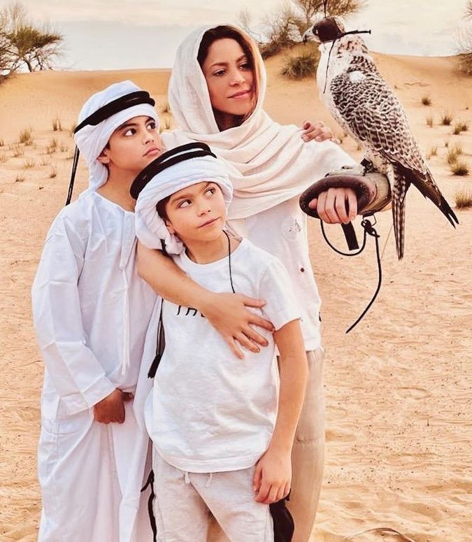 Shakira z synami