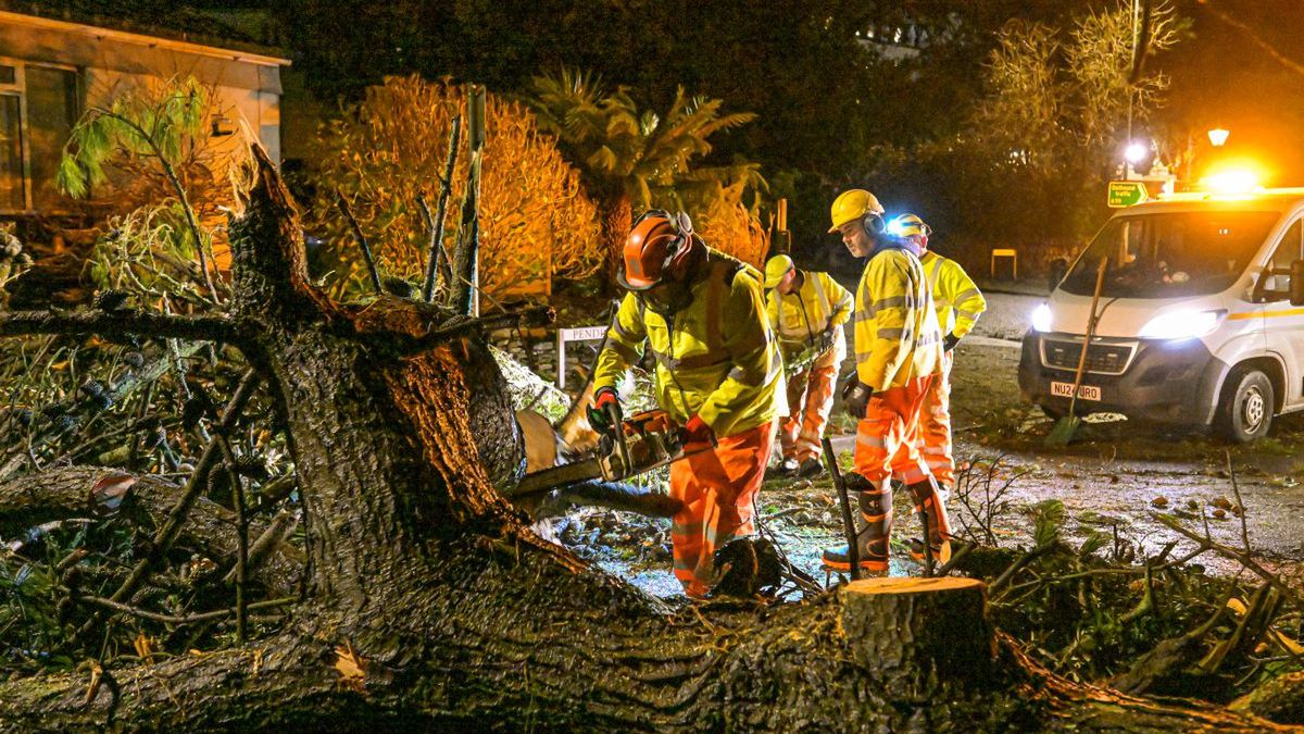 Orkan Goretti pustoszy Wielką Brytanię