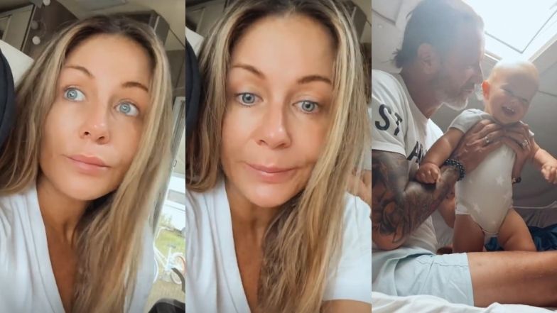 Małgorzata Rozenek relacjonuje poranek w kamperze