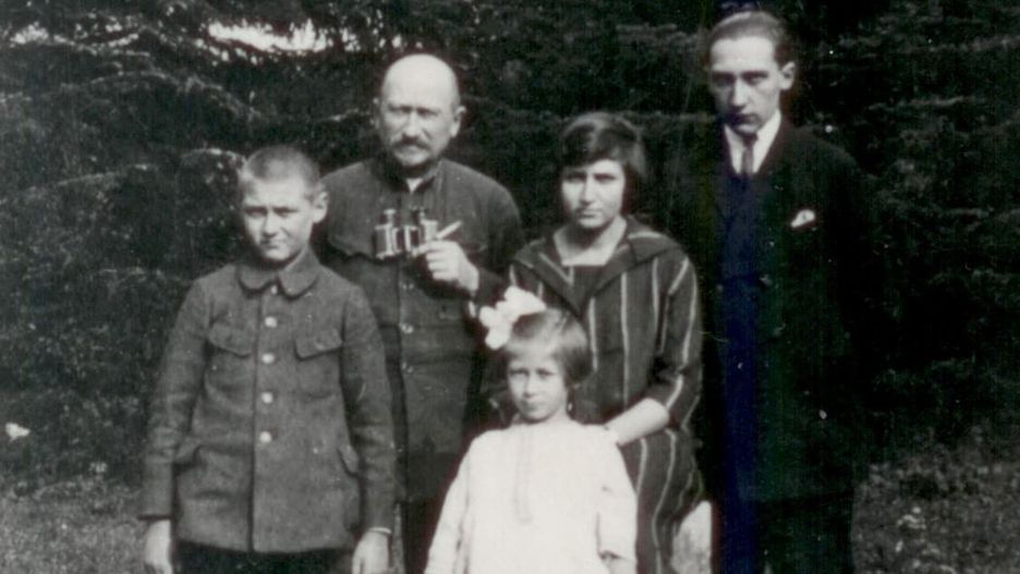 Agnieszka Dowbor-Muśnicka z rodziną