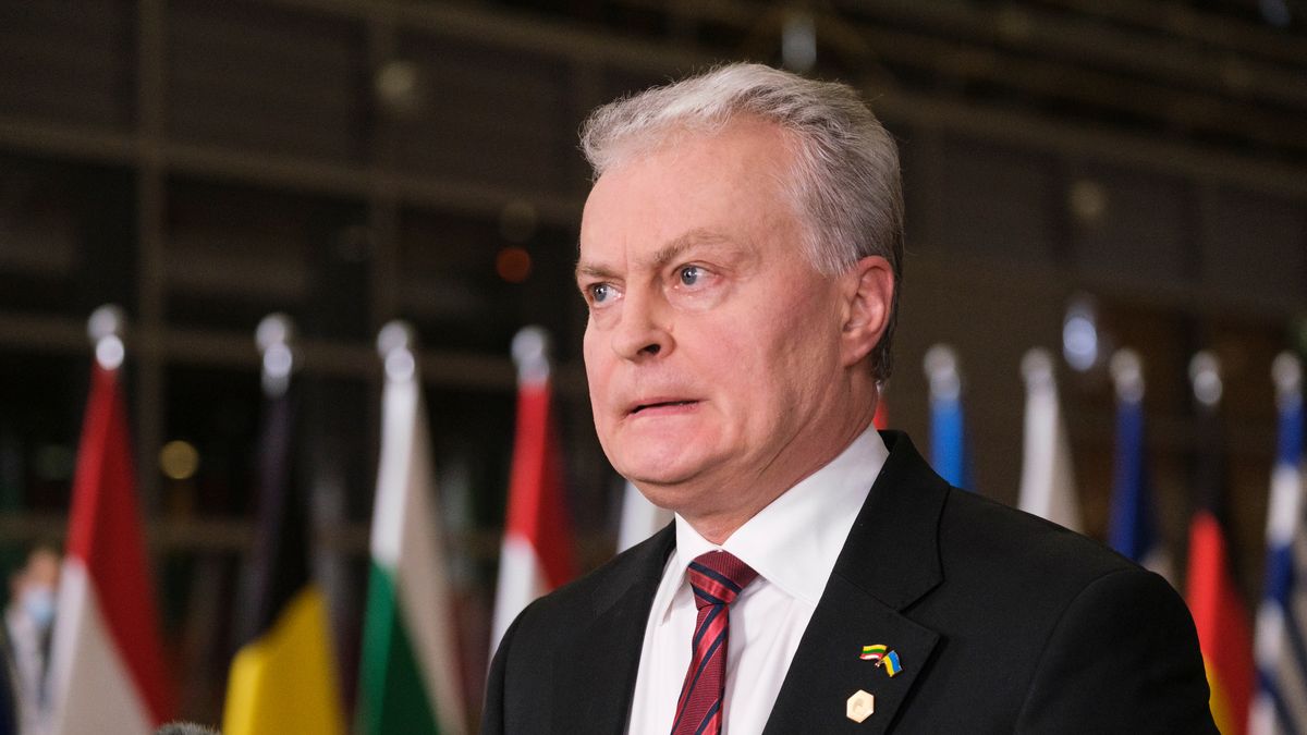 Prezydent Litwy Gitanas Nauseda 