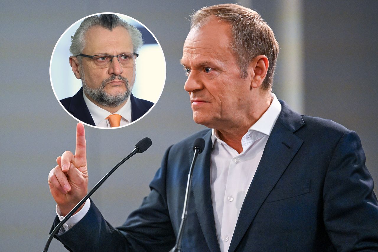 Donald Tusk i Tomasz Lenz