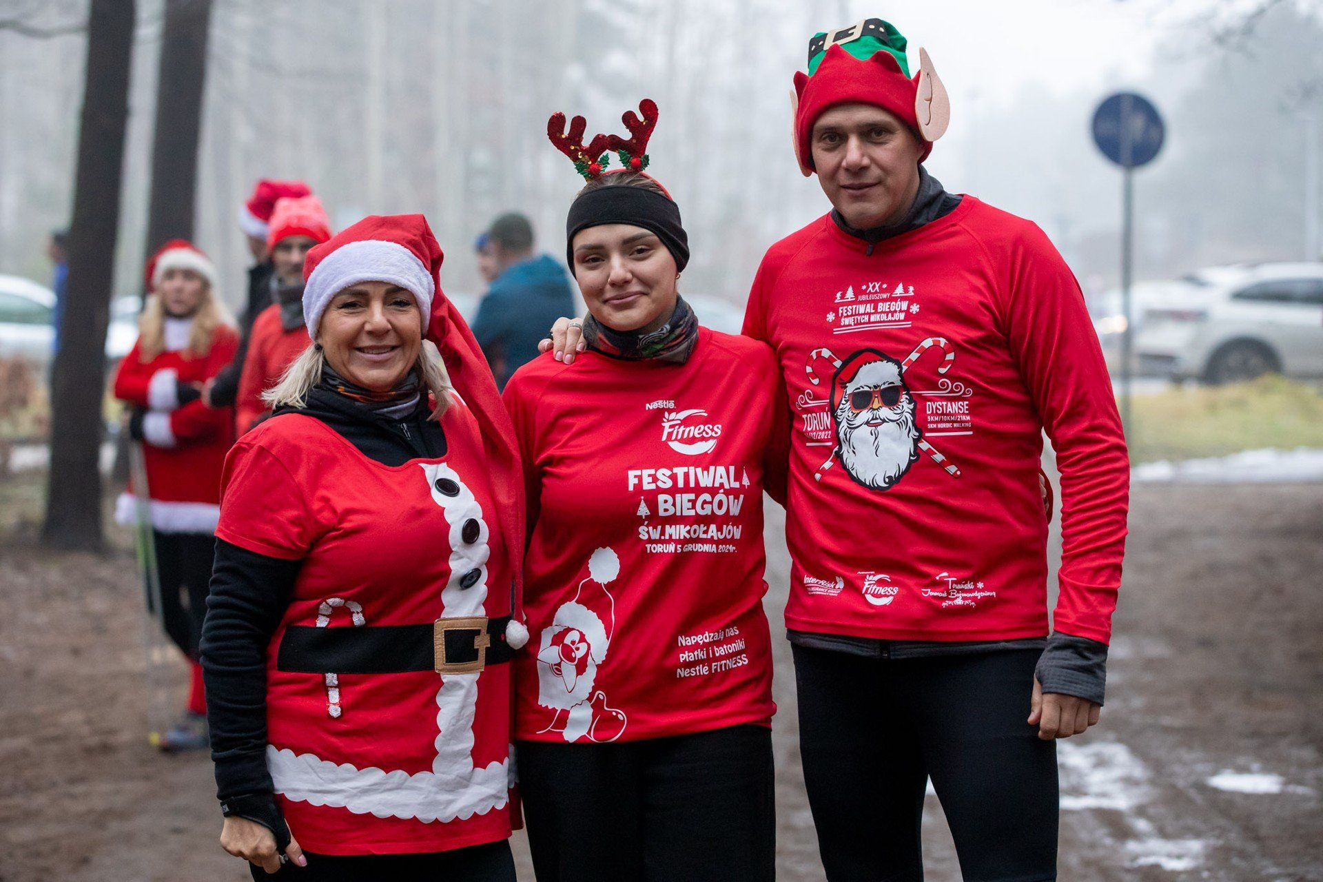 Parkrun Toruń w mikołajkowych klimatach