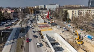 Kraków: Powstał nowy tunel tramwajowy. Trasa do Mistrzejowic na ostatniej prostej