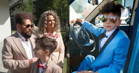 Rutkowscy świętują rocznicę komunii syna. 11-letni Krzysztof junior pochwalił się AUTAMI: "Tym jeżdżę na placu, a tym po torze"