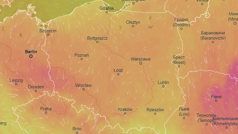 pogoda na poniedziałek 15 czerwca