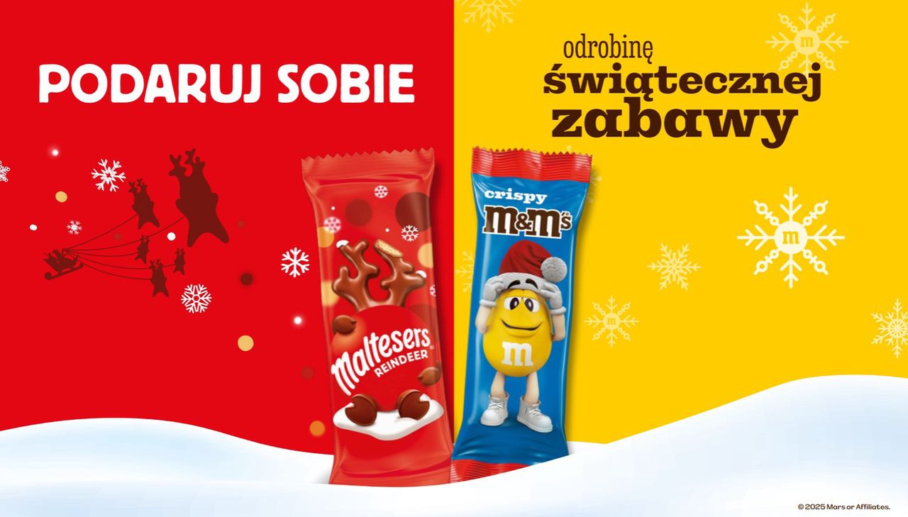 Odkryj świąteczne słodkości z limitowaną edycją Mars