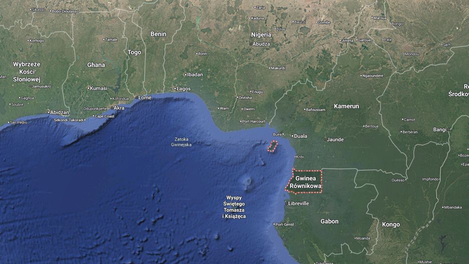 Piraci uprowadzili statek u wybrzeży Gwineii Równikowej