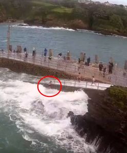 Wielkie fale porwały młodą kobietę. Wystarczyła chwila nieuwagi