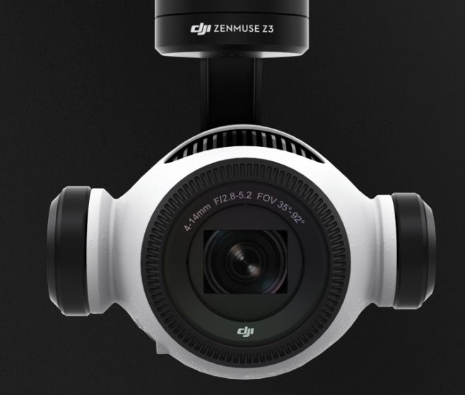 DJI Zenmuse Z3 - pierwszy dron z zoomem optycznym 3