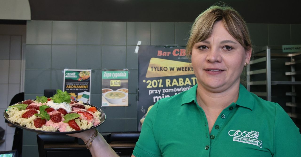 Kielce: Makaron z truskawkami podbija bary sieci Społem