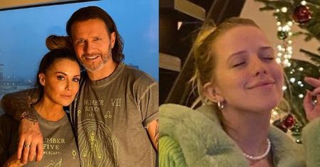 Małgorzata Rozenek i Radosław Majdan pozują w koszulkach OD JESSIKI MERCEDES