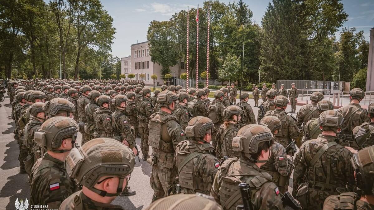 Ćwiczenia żołnierzy 2 Lubelskiej Brygady Obrony Terytorialnej