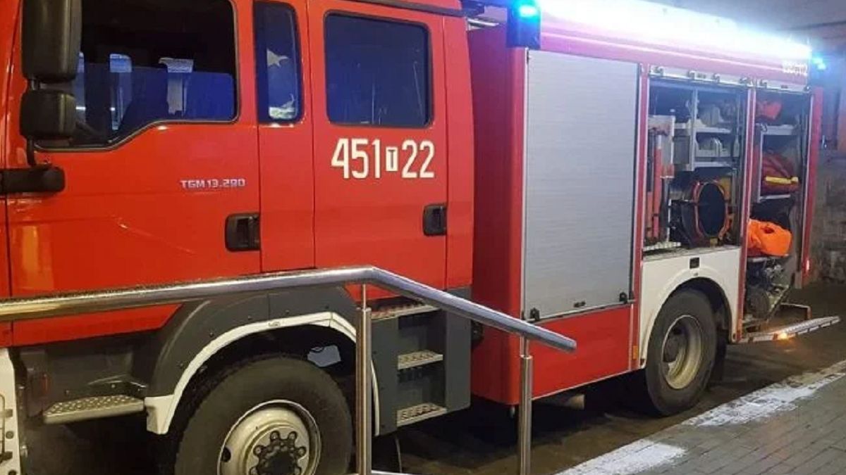 Pożar w szpitalu w Ostrowcu Świętokrzyskim. Mnóstwo straży pożarnej