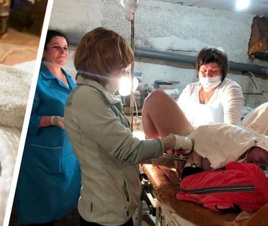 W piwnicy i na stacji metra. Tak rodzą się dzieci w trakcie wojny. Zdjęcia chwytają za serce