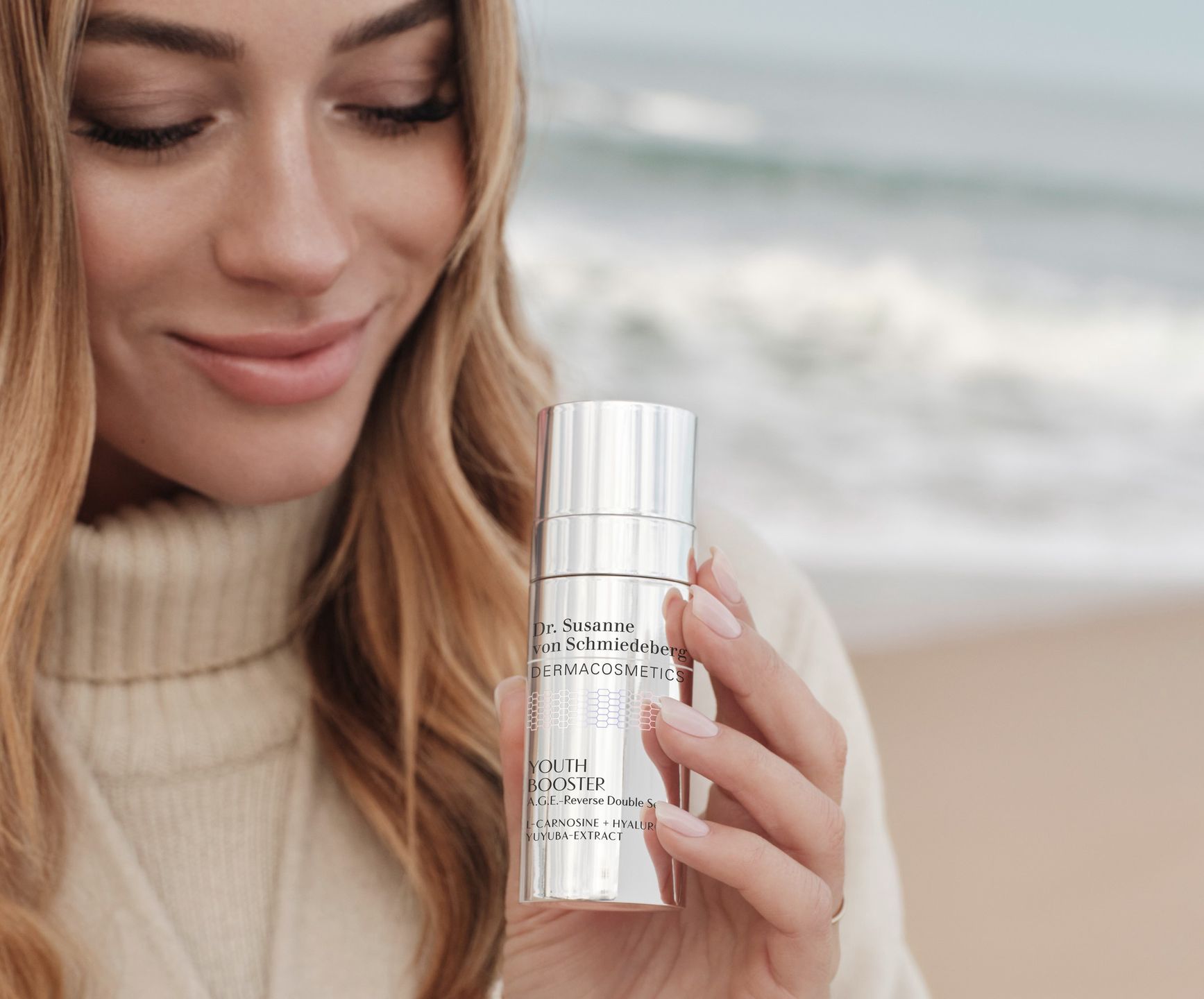 Marcelina Zawadzka w kampanii Derma Cosmetics dr Susanne von Schmiedeberg