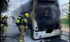 Feralna wycieczka. Autobus zapalił się, zanim dzieci wsiadły