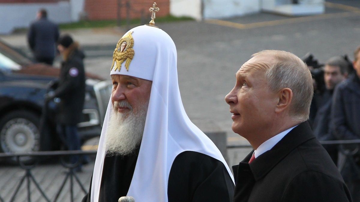 Patriarcha Cyryl i Władimir Putin.