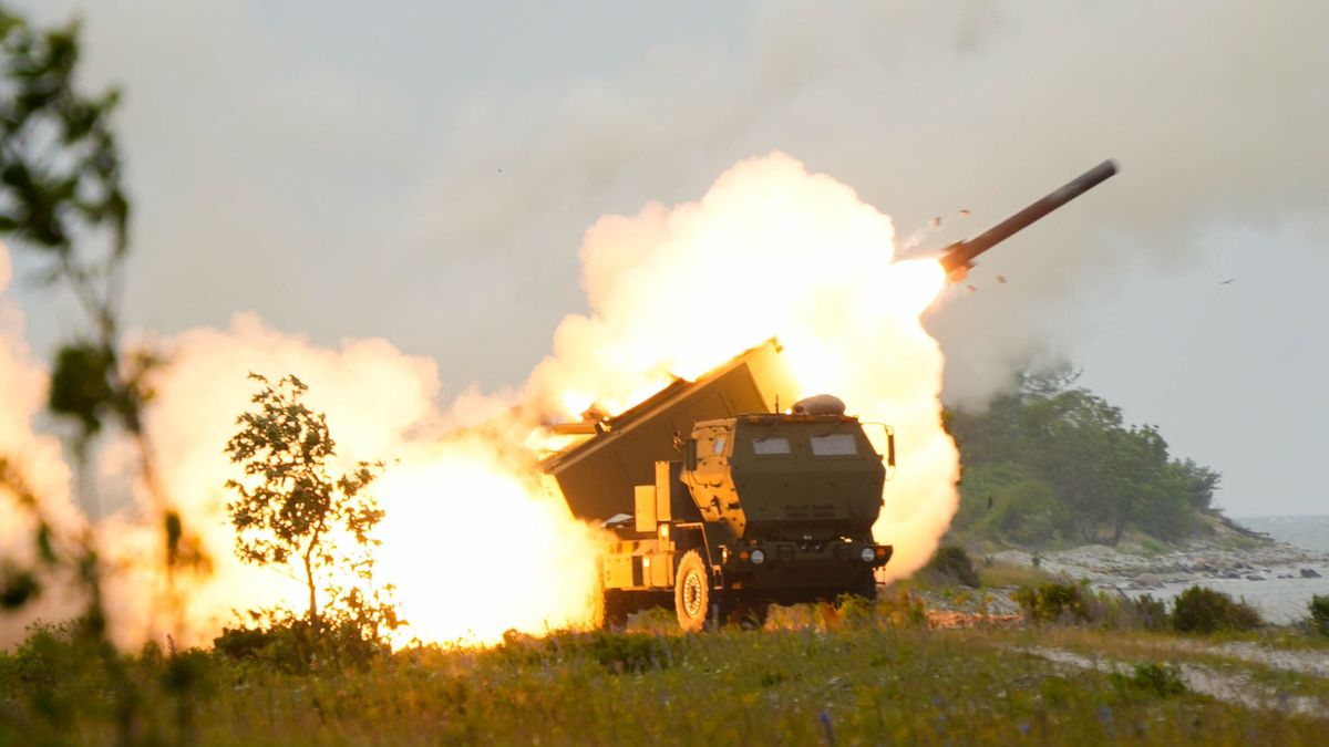 System HIMARS podczas ćwiczeń