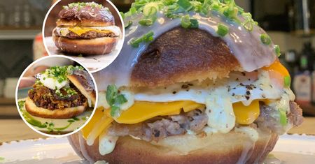 Szef poznańskiej restauracji upycha w pączku całe dania. To ich hit na tłusty czwartek