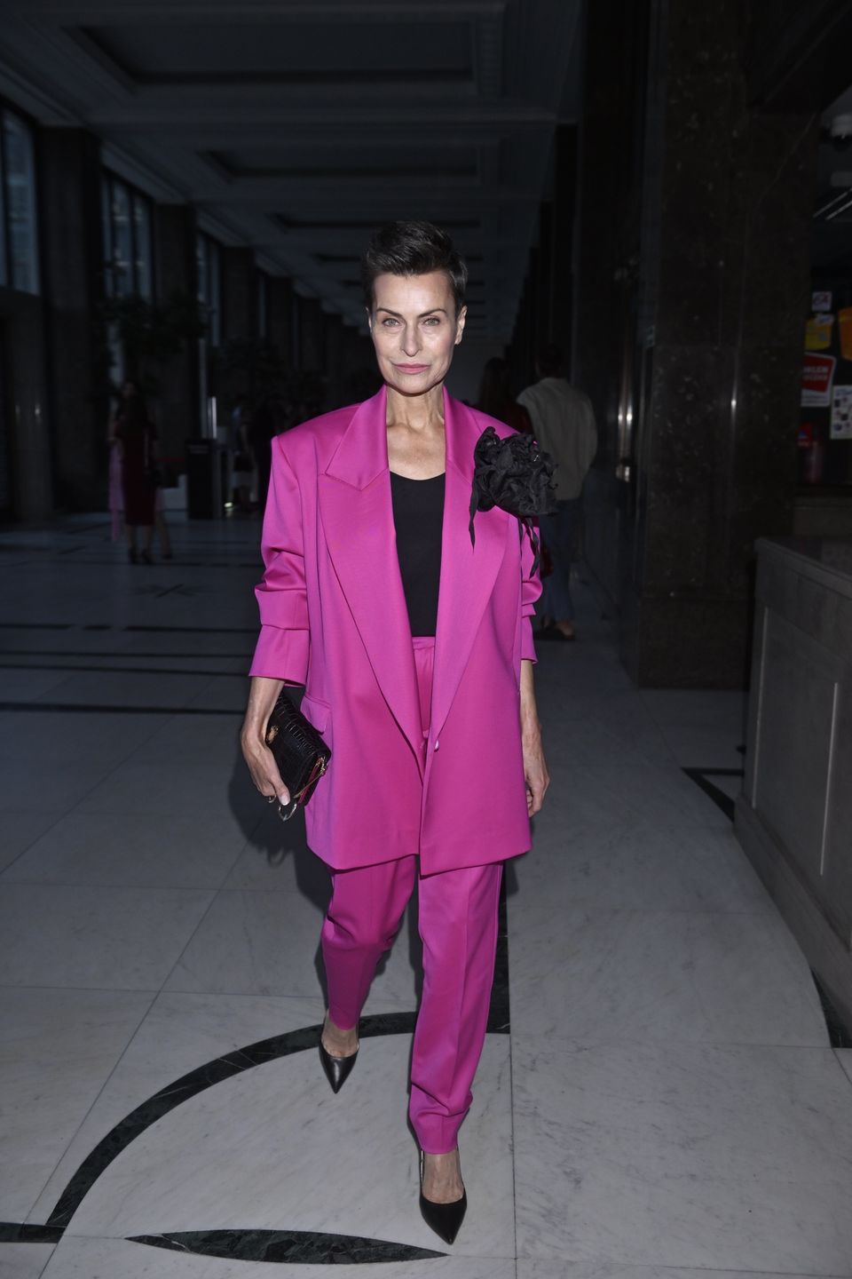 Danuta Stenka na pokazie mody promującym slow fashion