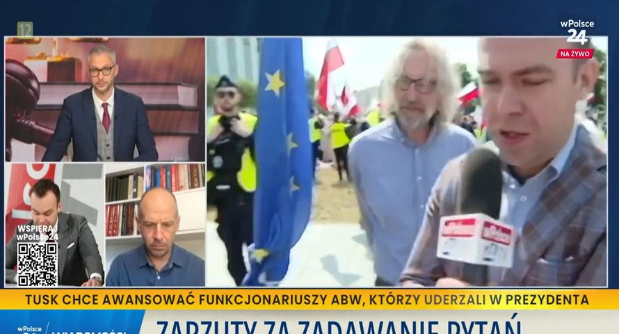 Dziennikarz wPolsce24 Szymon Szereda z zarzutami. Głos zabrała szefowa KRRiT