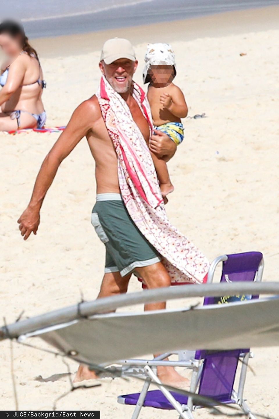 Vincent Cassel z dzieckiem