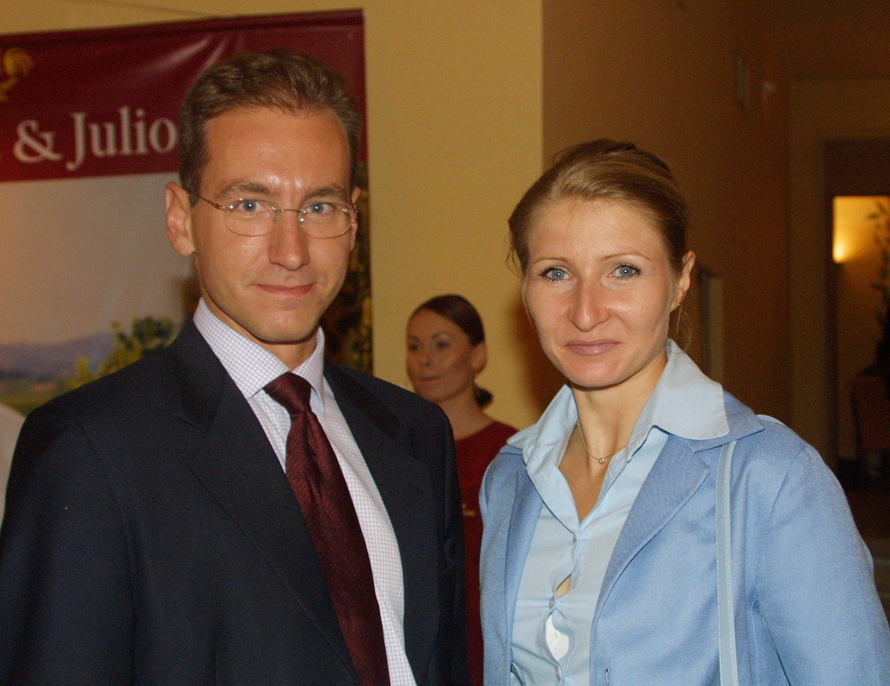 Piotr Krasko, Dominika CzwartoszPiotr Krasko z zona Dominika Czwartosz Srebrne Jablka 2000, Villa Foksal 04.06.2001.,Image: 436646929, License: Rights-managed, Restrictions: , Model Release: no, Credit line: Studio69 / Studio69 / ForumStudio69 / Studio69 / Forumshow biz, show biznes, rozrywka