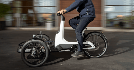 Rower cargo z dopalaczem