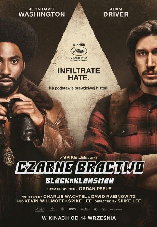 "Czarne bractwo. BlacKkKlansman" w kinach od 14 września 