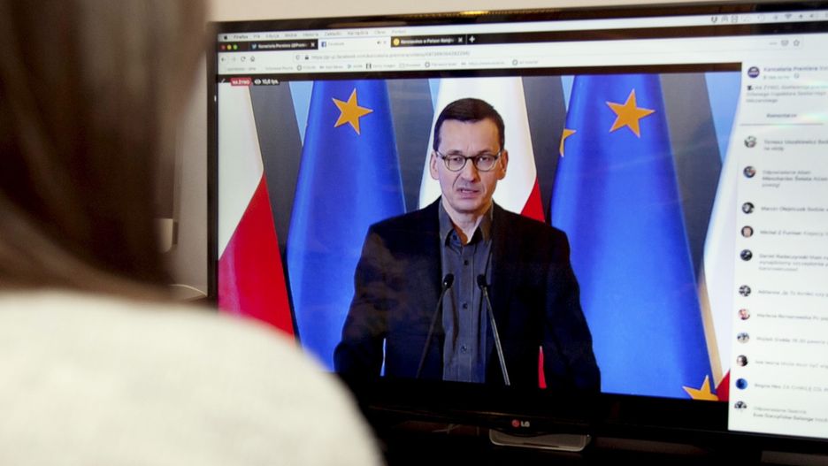 Konferencja prasowa z udziałem premiera Mateusza Morawieckiego