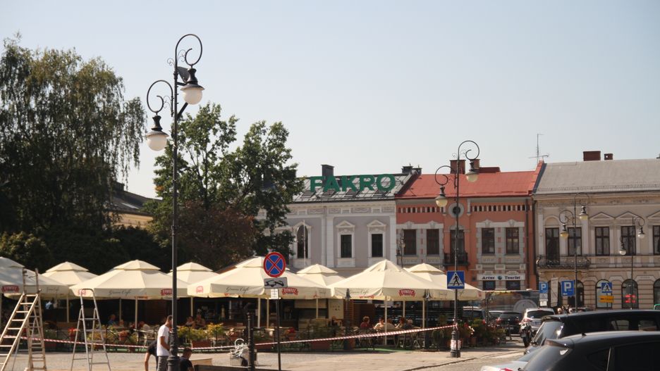 Rynek Nowego Sącza. Tu doszło do incydentu