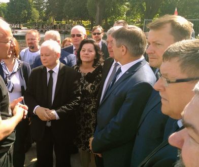 Jarosław Kaczyński odwiedził Łączkę. Trwają poszukiwania szczątków polskich bohaterów
