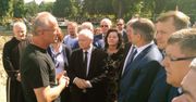Jarosław Kaczyński odwiedził Łączkę. Trwają poszukiwania szczątków polskich bohaterów