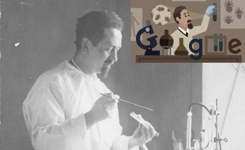 Rudolf Weigl w Google Doodle. Tak Polak zrewolucjonizował świat nauki