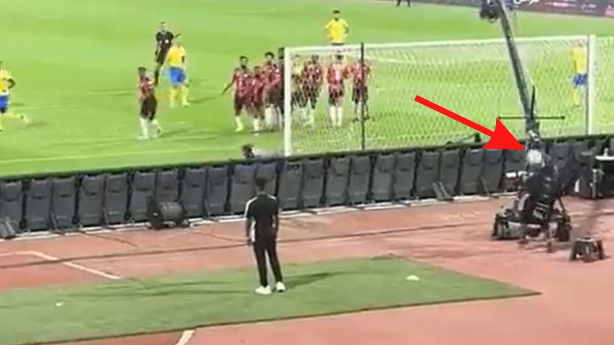 Groźna sytuacja po strzale Ronaldo