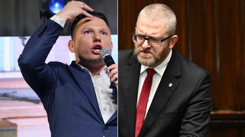 Atmosfera między Sławomirem Mentzenem a Grzegorzem Braunem jest ostatnio "lodowata"
